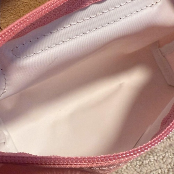 NWT Longchamp Le Pliage Pink Cosmetic Bag | Stylish & Durable Case - Picture 7 of 7